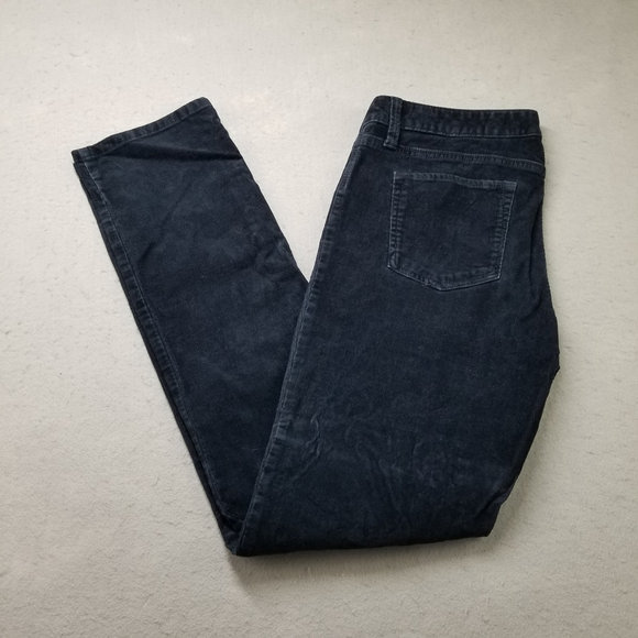 Banana Republic Corduroy Pants Womens Size 31X33 Blue Cotton Stretch - Picture 2 of 10